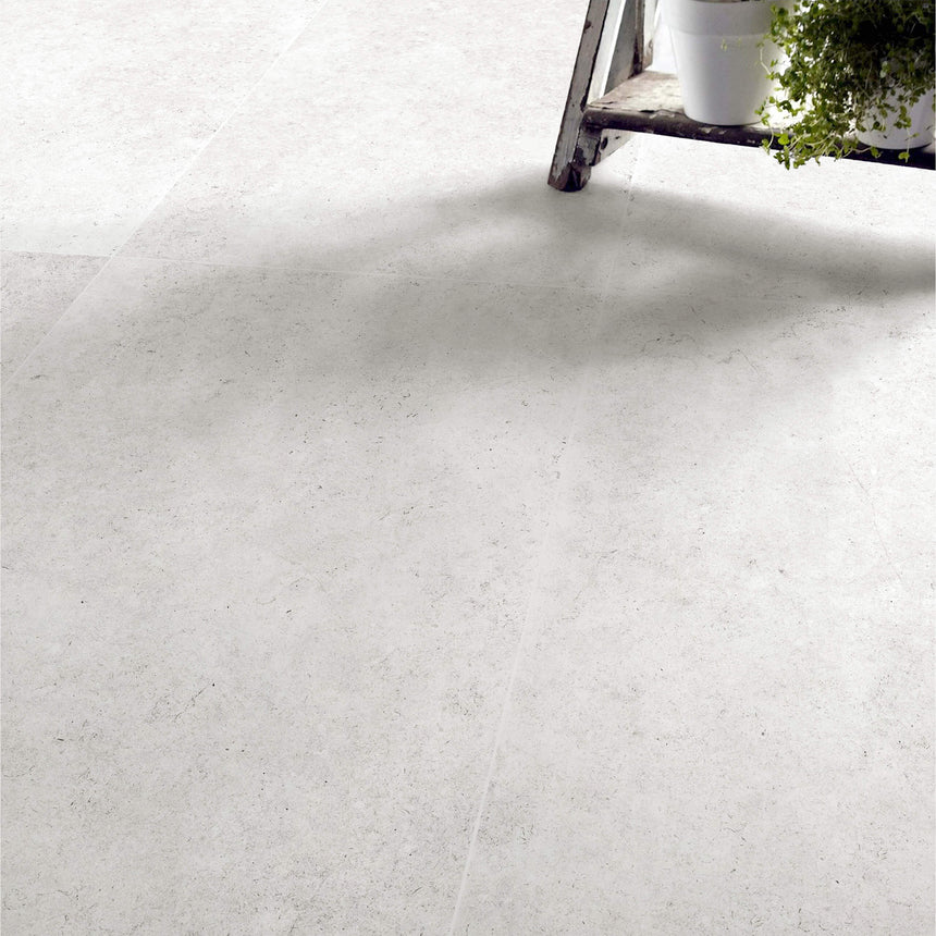 LimeStone 600x600 Matt Ivory Stone Look Tiles Tilemall