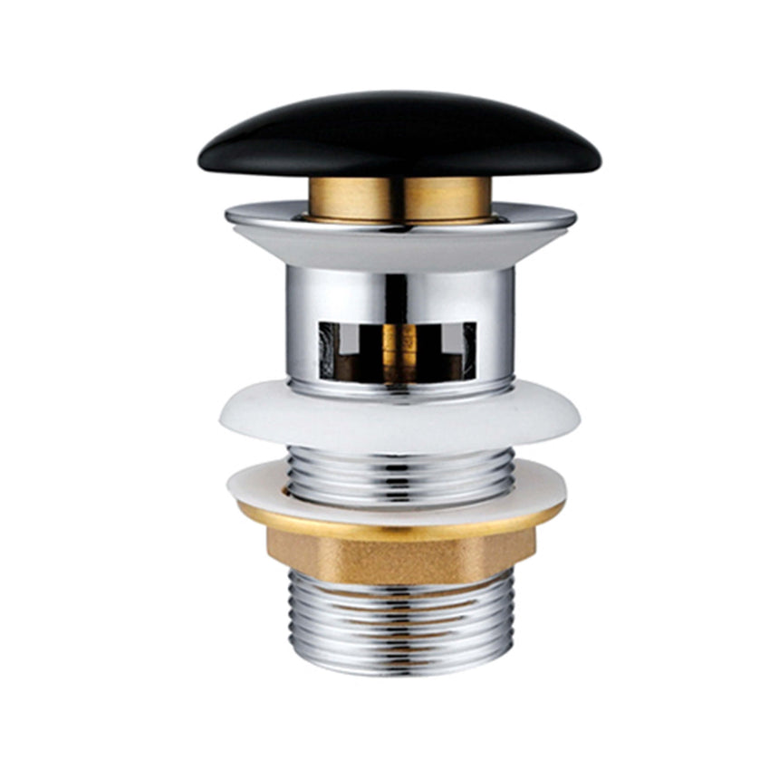 Basin Pop Up Waste 32mm Chrome and Matte Black with Overflow Other Accessories Inspire