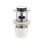 Basin Pop Up Waste 32mm Chrome with Overflow
