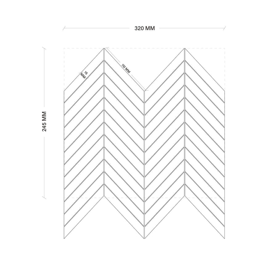 Natural Marble Mosaic Chevron 15x110 Carrara Honed Marble Mosaic Tilemall
