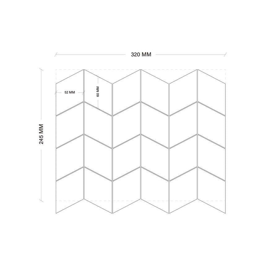 Natural Marble Mosaic Chevron 60x52 Carrara Honed Marble Mosaic Tilemall
