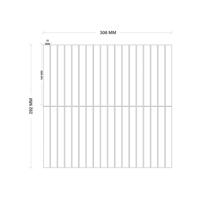 Natural Marble Mosaic Fluted 15x145 Carrara Honed Marble Mosaic Tilemall