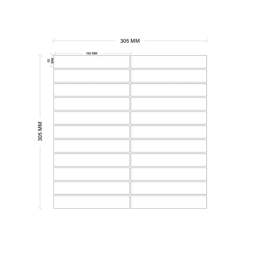 Natural Marble Mosaic Straight 25x150 Carrara Honed Marble Mosaic Tilemall