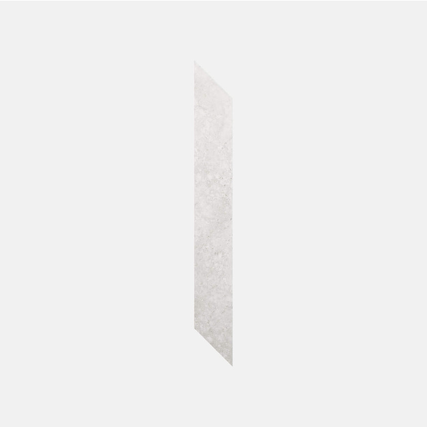 Marble Stario Chevron 75x525 B Honed Bianco Travertine Look Tiles Tilemall