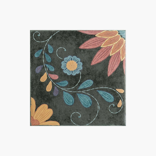 Marlow 115x115 Matt Adelina Encaustic Look Tiles Tilemall