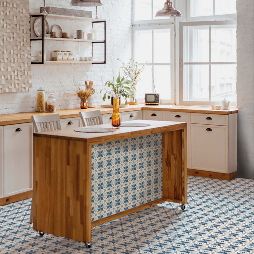 Marlow 115x115 Matt Carolina Encaustic Look Tiles Tilemall