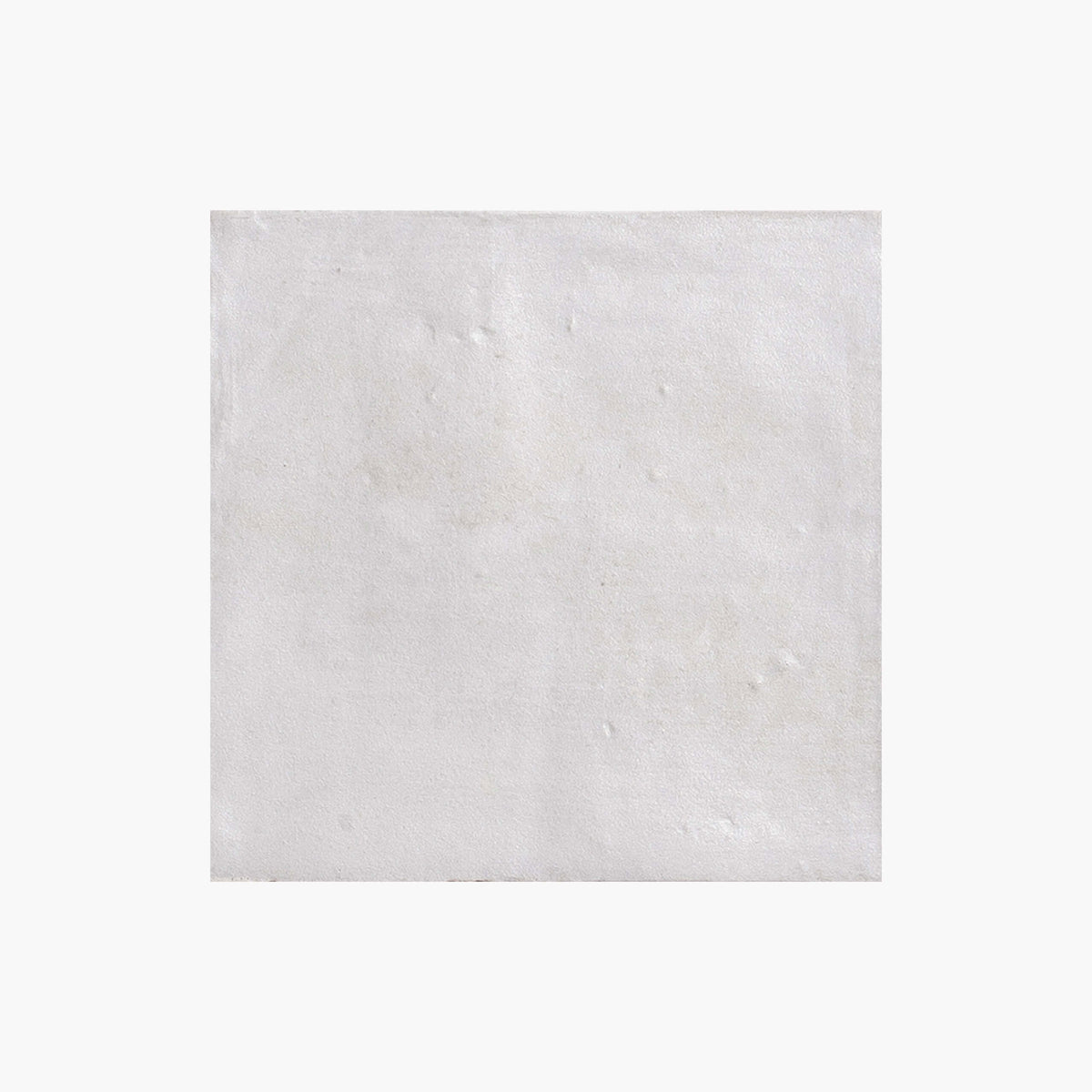 Marlow 115x115mm matt white whale encaustic-look ceramic tile by Tilemall with subtle surface texture