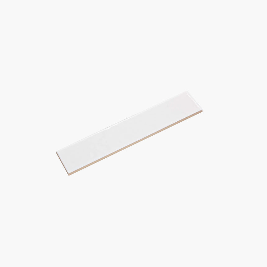 Mini Subway 45x235 Gloss Full White Subway Tilemall