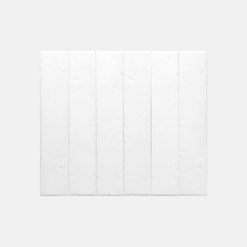Mini Subway 45x235 Gloss Full White Subway Tilemall