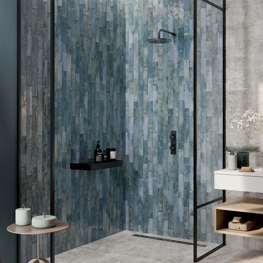 Mojave 60x250 Gloss Denim Subway Tilemall