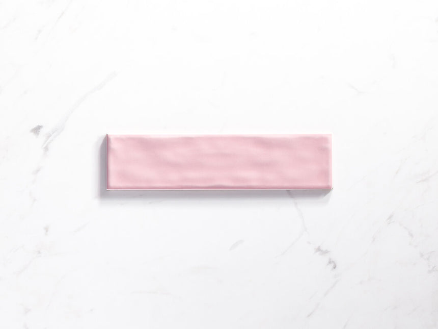 Ceramics Mould Tile 75x300 Gloss Pink Subway Tilemall