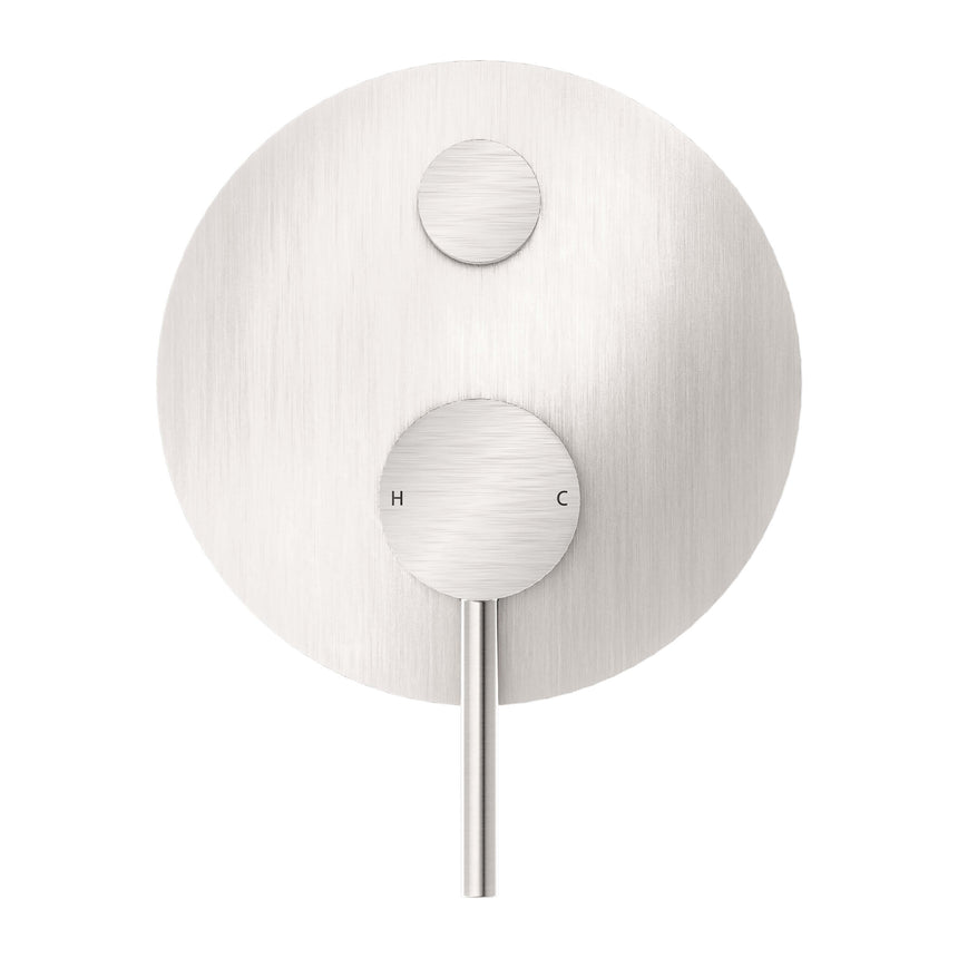 Nero Dolce Shower Mixer With Divertor Brushed Nickel Shower Nero