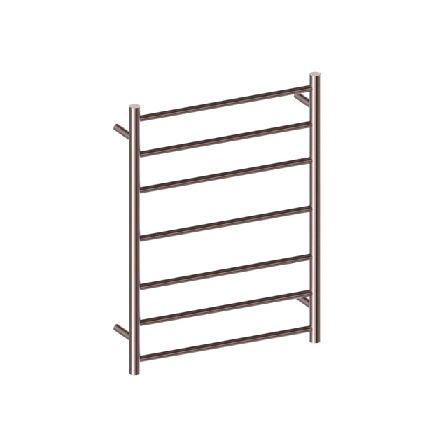 Nero Heated Towel Ladder Brushed Bronze Bathroom Accessories Nero
