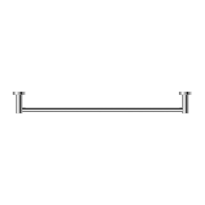 Nero Mecca Single Towel Rail 600mm Chrome Bathroom Accessories Nero