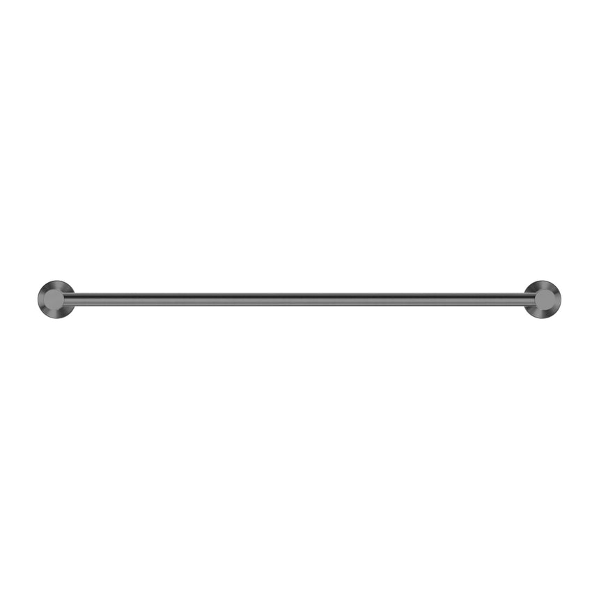 Nero Mecca Single Towel Rail 600mm Gun Metal Bathroom Accessories Nero