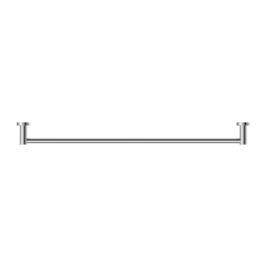Nero Mecca Single Towel Rail 800mm Chrome Bathroom Accessories Nero