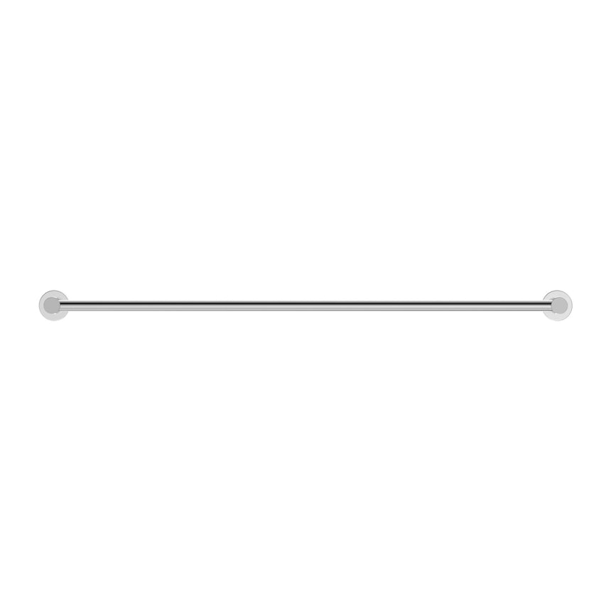 Nero Mecca Single Towel Rail 800mm Chrome Bathroom Accessories Nero