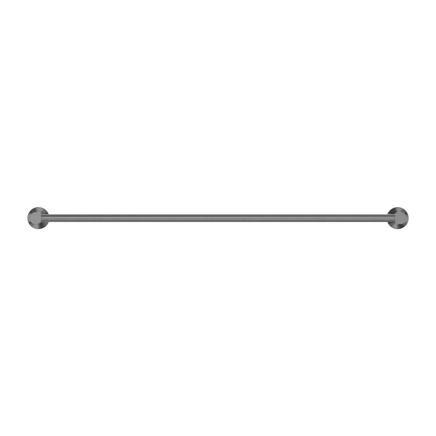 Nero Mecca Double Towel Rail 800mm Gun Metal Bathroom Accessories Nero