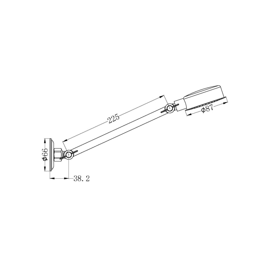 Nero Classic All Direction Shower Head Chrome Shower Nero