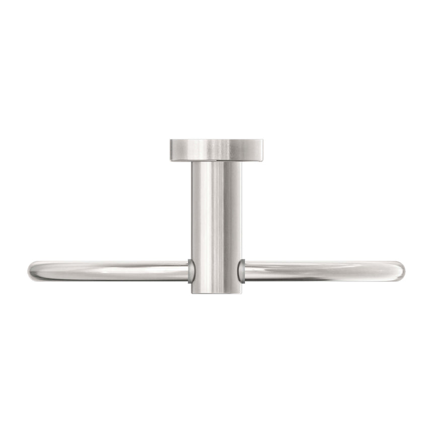 Nero Mecca Hand Towel Ring Brushed Nickel Bathroom Accessories Nero