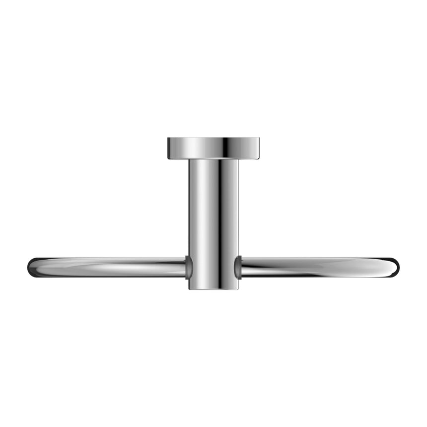 Nero Mecca Hand Towel Ring Chrome Bathroom Accessories Nero
