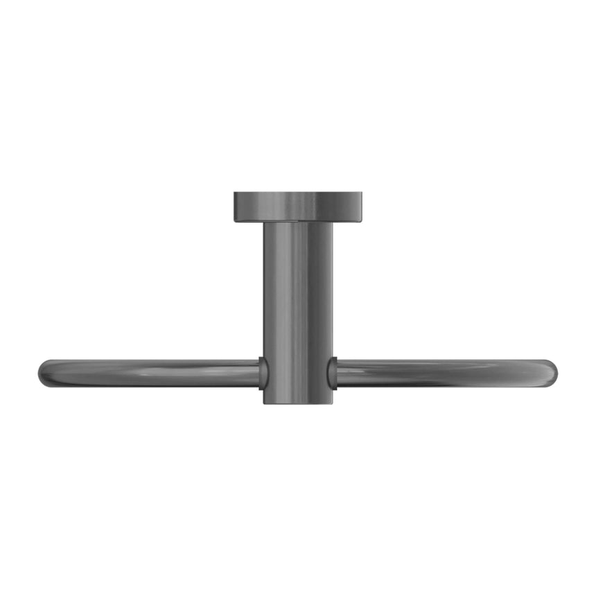 Nero Mecca Hand Towel Ring Gun Metal Bathroom Accessories Nero