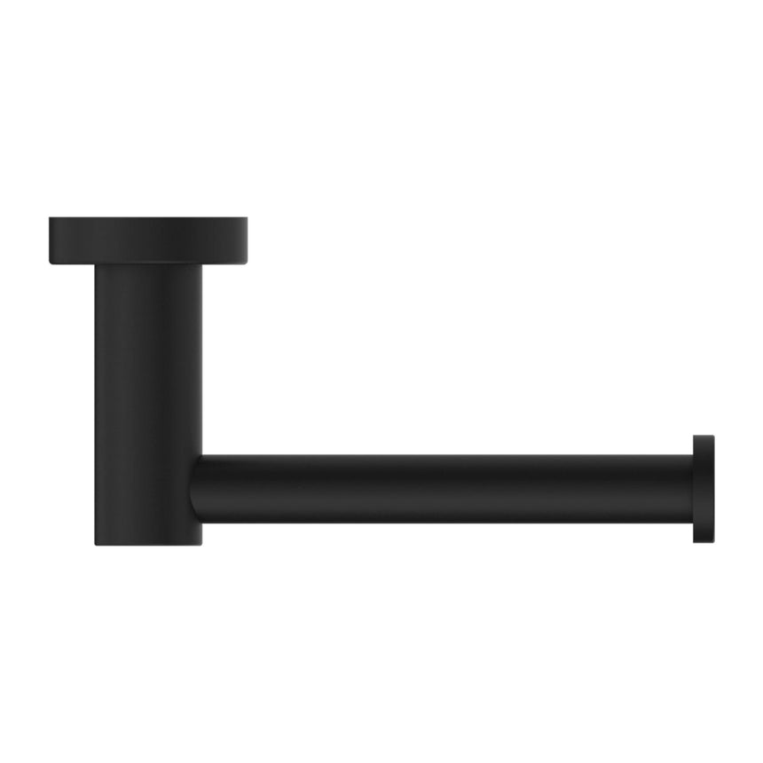 Nero Mecca Toilet Roll Holder Matte Black Bathroom Accessories Nero