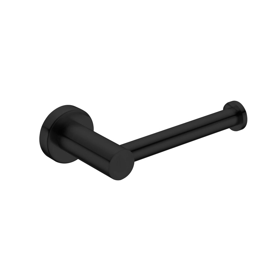 Nero Mecca Toilet Roll Holder Matte Black Bathroom Accessories Nero