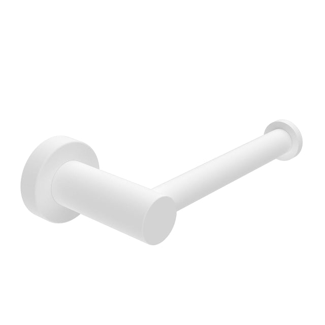 Nero Mecca Toilet Roll Holder Matte White Bathroom Accessories Nero