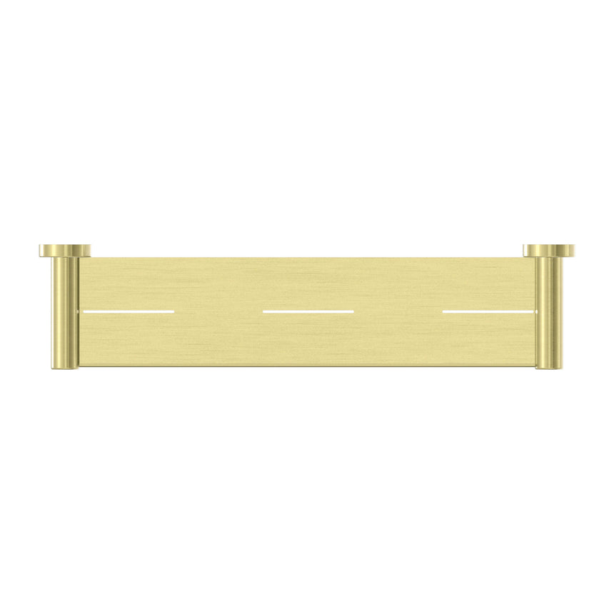 Nero Mecca Shower Shelf Brushed Yellow Gold Bathroom Accessories Nero