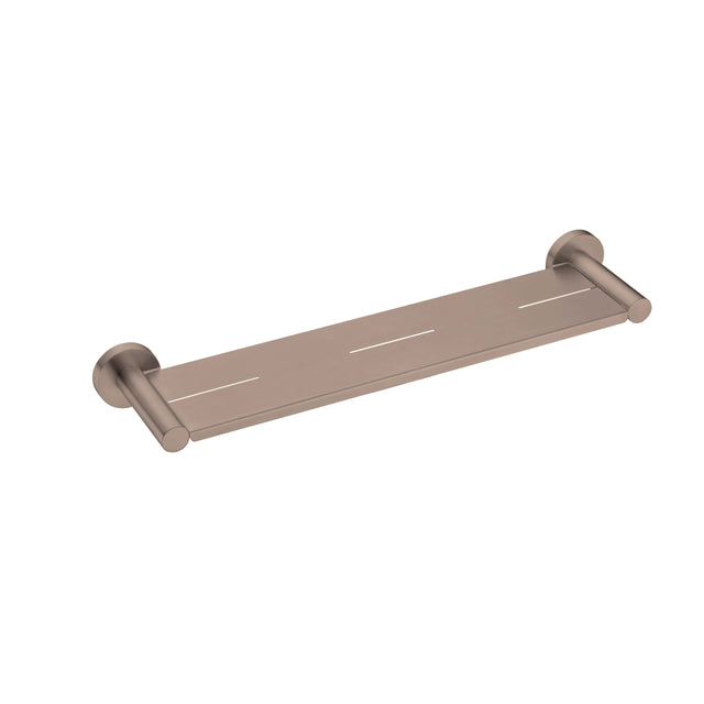 Nero Mecca Shower Shelf Brushed Bronze Bathroom Accessories Nero