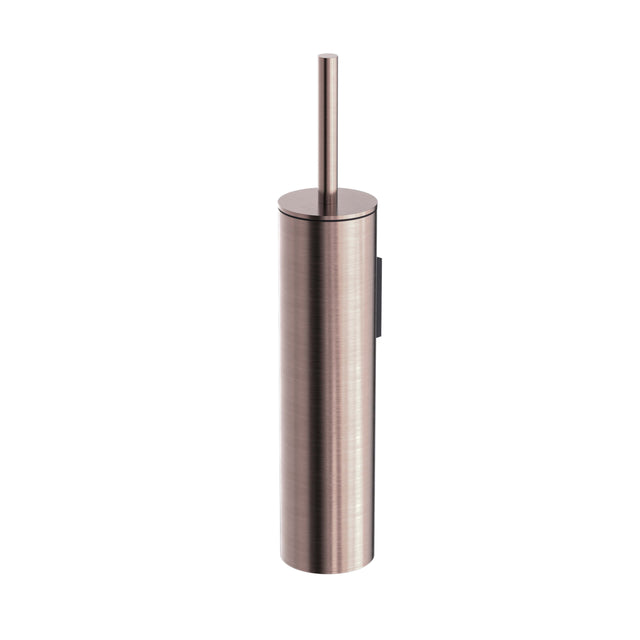 Nero Mecca Toilet Brush Holder Brushed Bronze Bathroom Accessories Nero