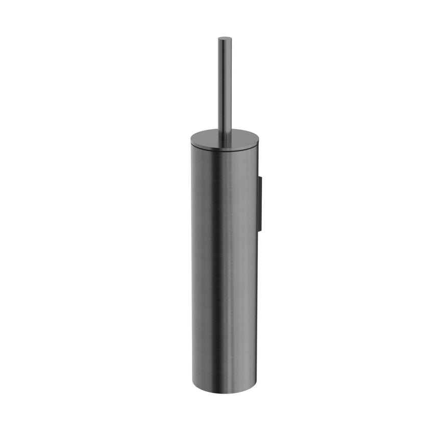 Nero Mecca Toilet Brush Holder Gun Metal Bathroom Accessories Nero