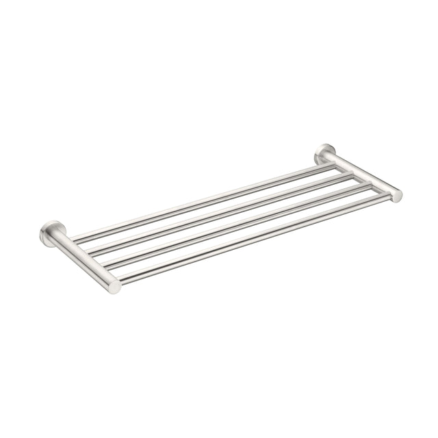Nero Mecca Towel Rack Brushed Nickel Bathroom Accessories Nero