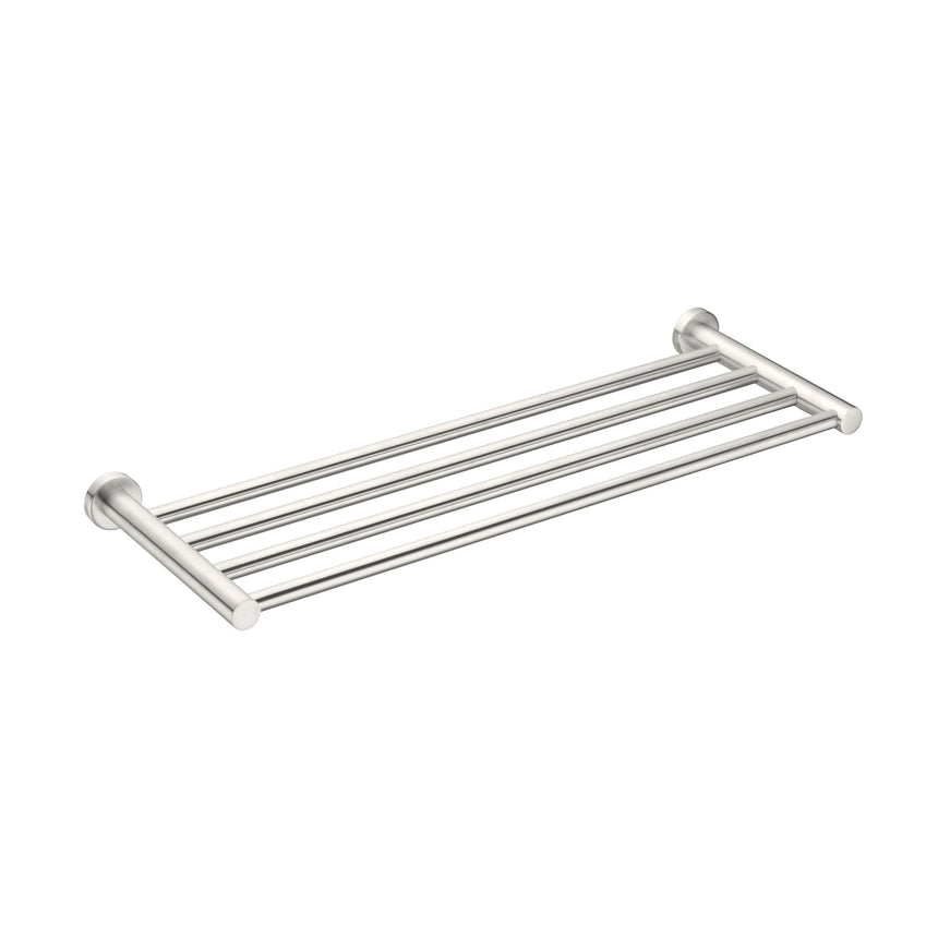 Nero Mecca Towel Rack Brushed Nickel Bathroom Accessories Nero