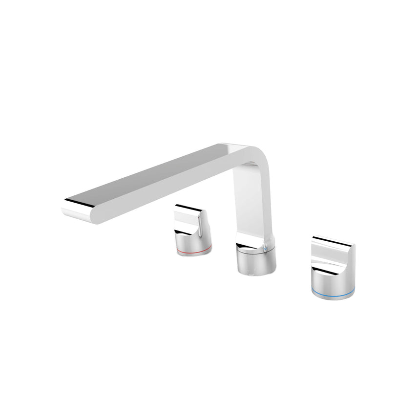 Nero Pearl Bath Set Chrome Bath Spout Nero