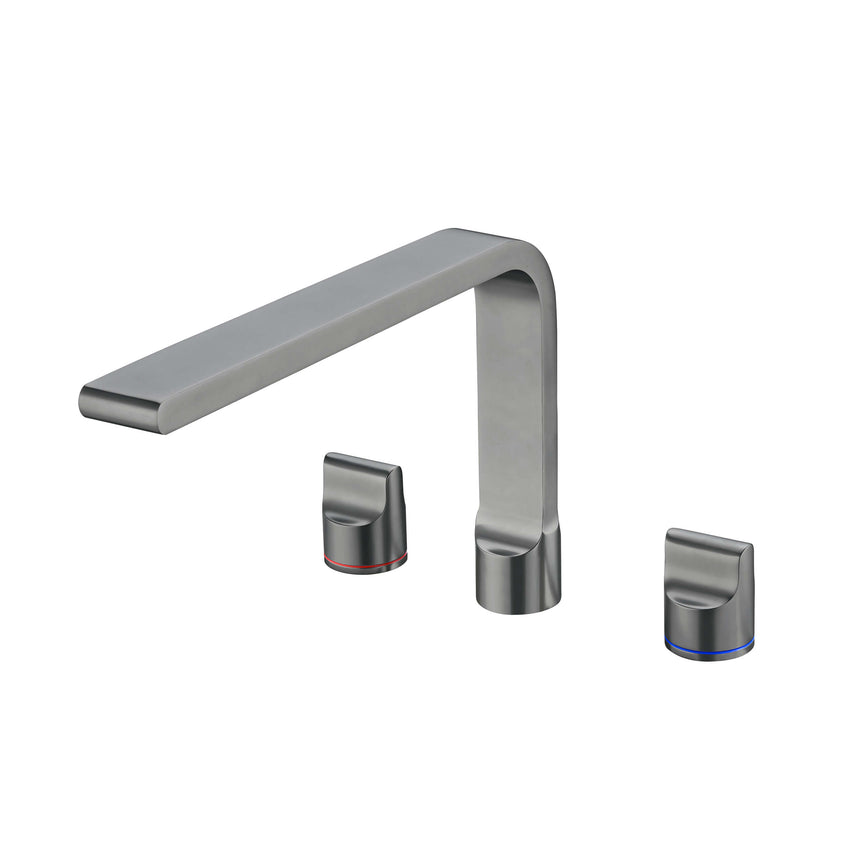 Nero Pearl Kitchen Set Gun Metal Tapware Nero