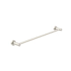 Nero Dolce Single Towel Rail 600mm Brushed Nickel