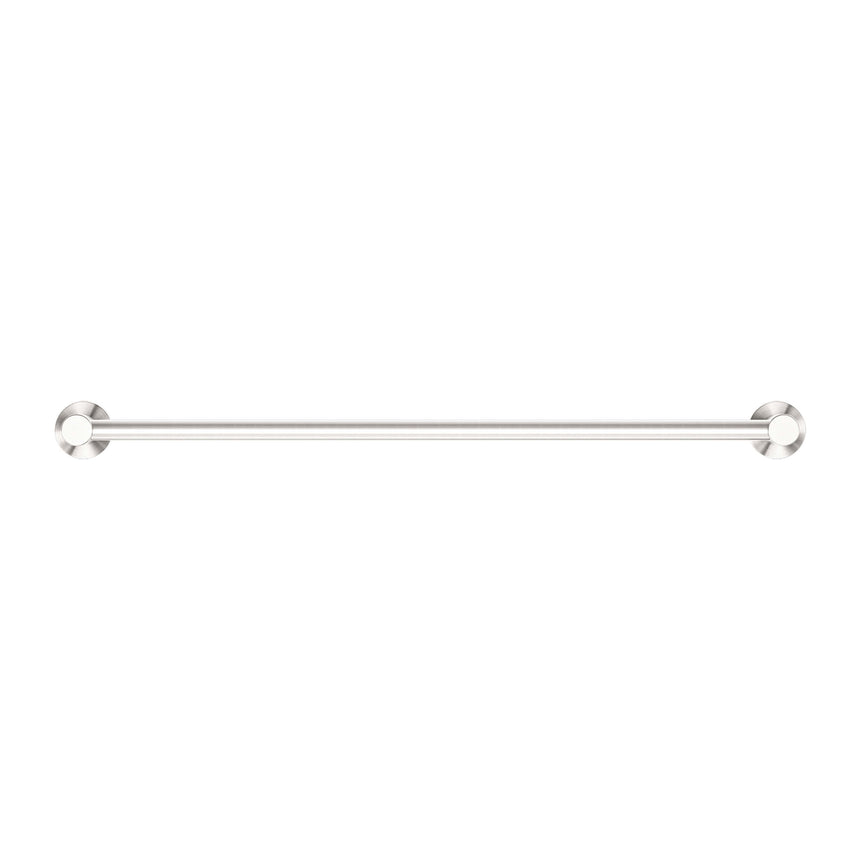 Nero Dolce Double Towel Rail 600mm Brushed Nickel Bathroom Accessories Nero