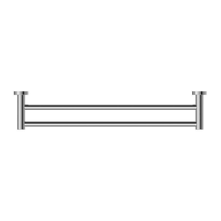 Nero Dolce Double Towel Rail 600mm Chrome Bathroom Accessories Nero