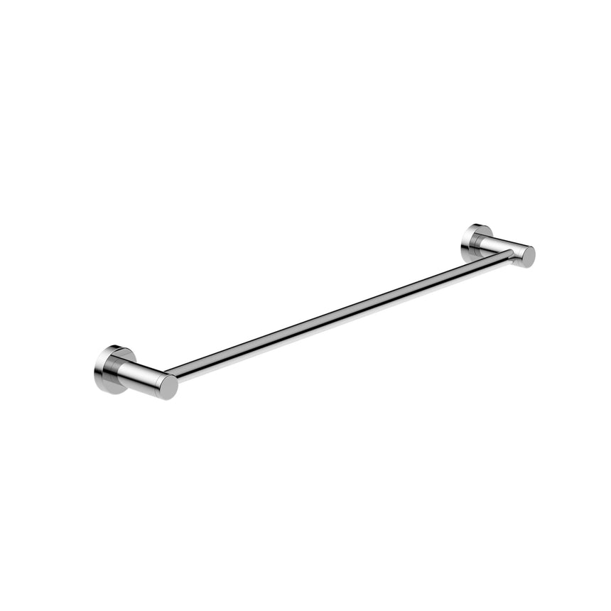 Nero Dolce Single Towel Rail 800mm Chrome Bathroom Accessories Nero