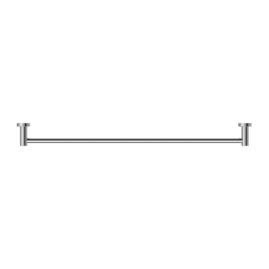 Nero Dolce Single Towel Rail 800mm Chrome Bathroom Accessories Nero