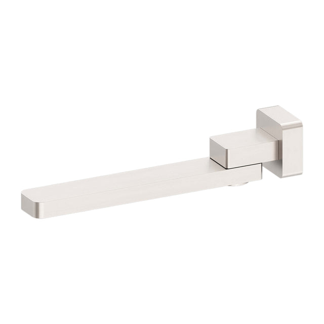 Nero Celia Swivel Bath Spout Brushed Nickel Bath Spout Nero