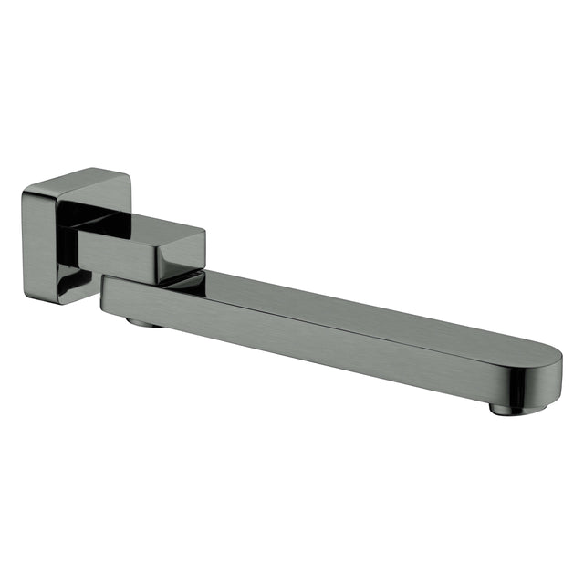 Nero Bianca Swivel Bath Spout Gun Metal Bath Spout Nero