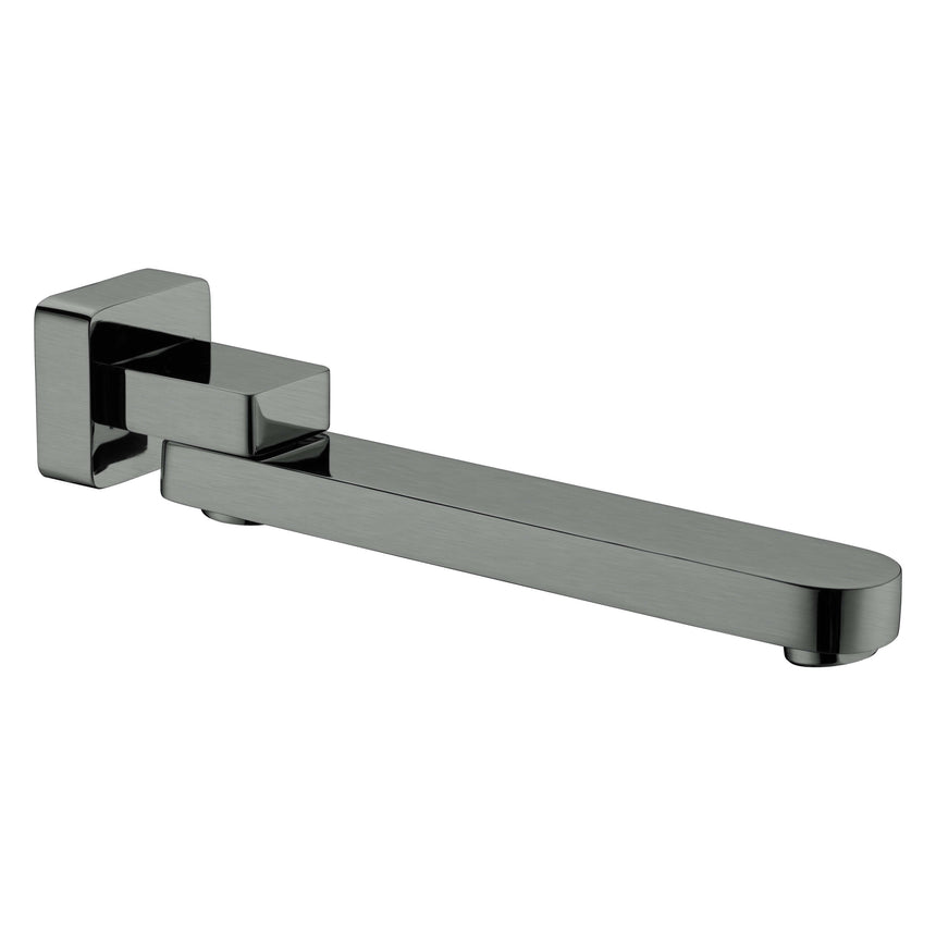 Nero Bianca Swivel Bath Spout Gun Metal Bath Spout Nero