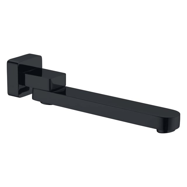 Nero Bianca Swivel Bath Spout Matte Black Bath Spout Nero