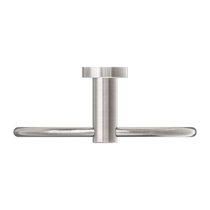Nero Dolce Hand Towel Ring Brushed Nickel Bathroom Accessories Nero