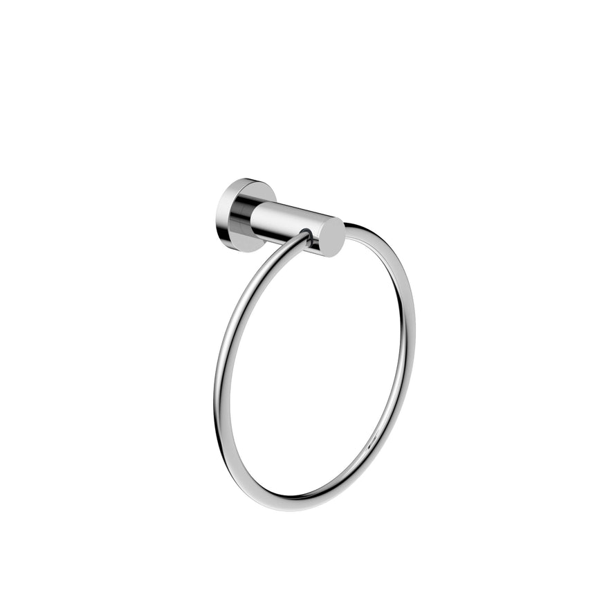 Nero Dolce Hand Towel Ring Chrome Bathroom Accessories Nero