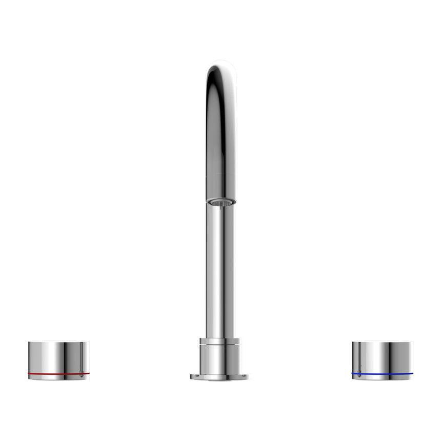 Nero Kara Bath Set Chrome Tapware Nero
