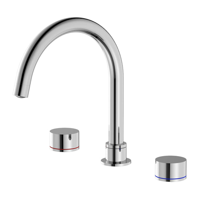 Nero Kara Bath Set Chrome Tapware Nero